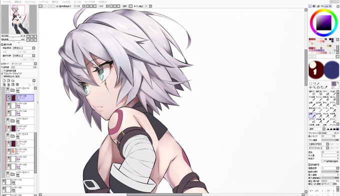 色修正したけど前とどっちがいいんだろ 