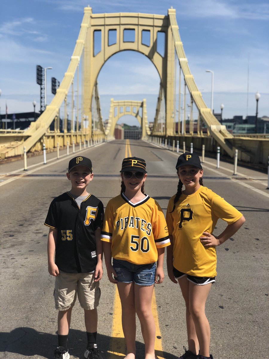 jvickersftw's tweet image. These kids had their first home @Pirates game yesterday and they were so happy!! #letsgobucs #thanksjosh #thanksfunky
