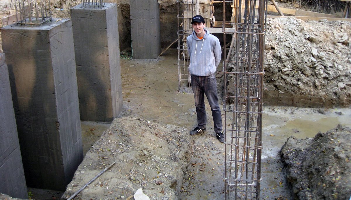 Our_BuildDesign's tweet photo. PHASE 1: CONSTRUCTION PHOTOS. 
We look back at the site photos from the Award Winning project with @MF_Trust. Our co-founder @David_J_Fellows led the structural engineering. #Reinforced #concrete foundations were designed by David Fellows, to withstand #environmental challenges. https://t.co/ZBB3axNfCC