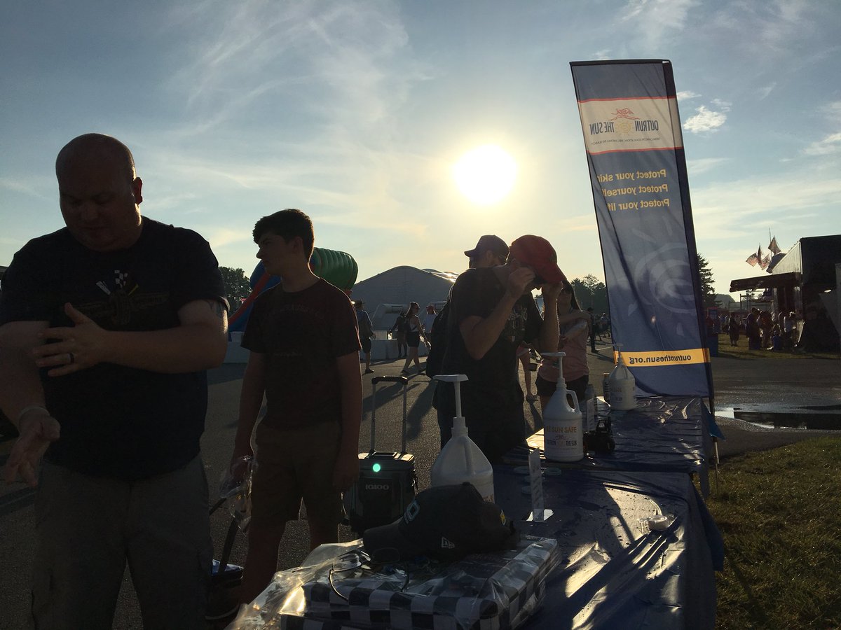 Headed to the #Indianapolis500?  Find an <a href="/OutruntheSunInc/">Outrun the Sun</a> Sunscreen Station and lather up!