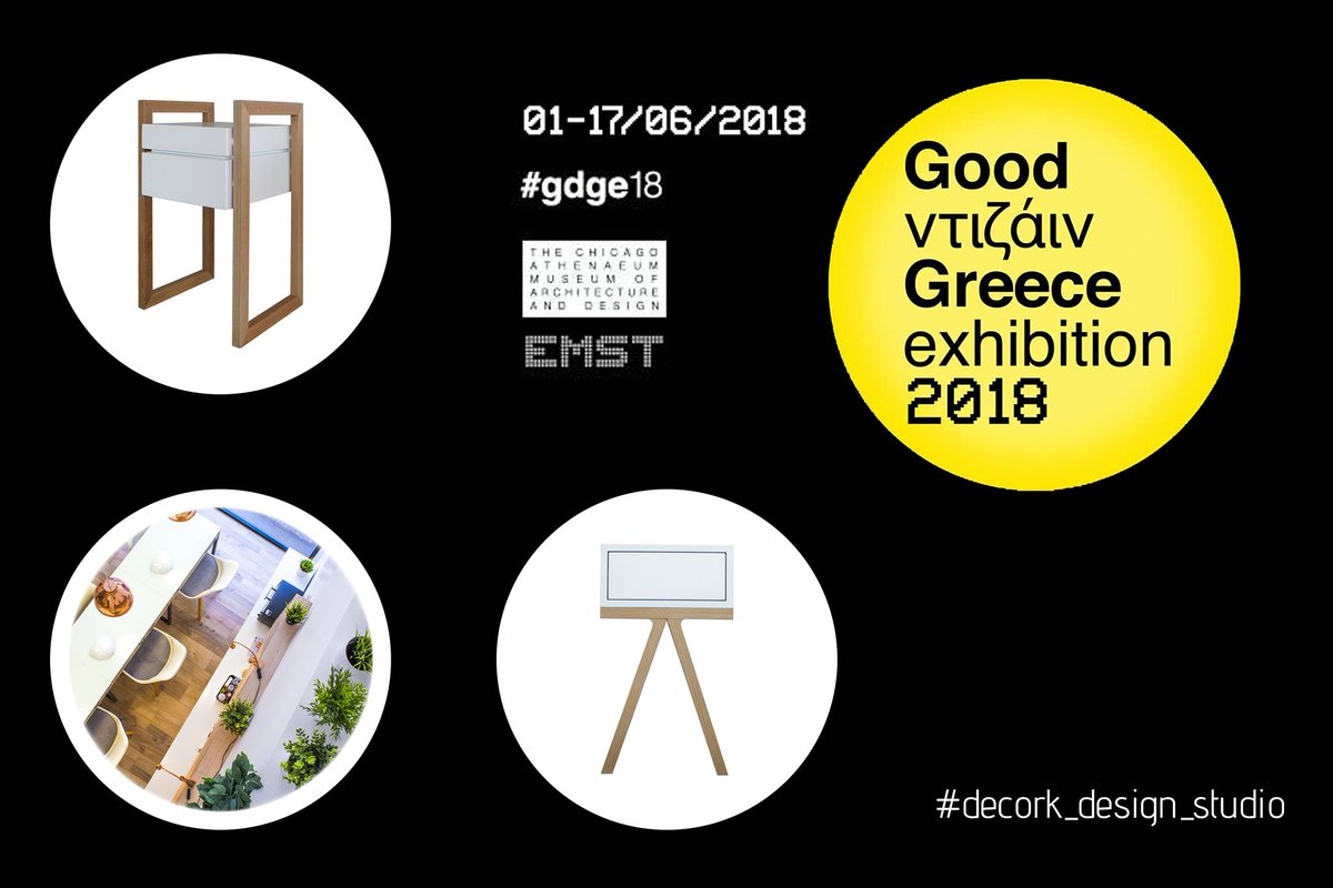 decork_ds's tweet photo. Θα συμμετέχουμε στην έκθεση Good Design Greece exhibition 2018 με 3 έργα μας, τον εσ. χώρο The Hands Piraeus και τα κομοδίνα aello και eirma που σχεδιάστηκαν για την Tailor Bed
1-17 Ιουνίου 2018

Θα ήταν χαρά μας να σας δούμε στην έκθεση!
#gdge2018 #gdge18 #decork_design_studio https://t.co/iDIWfeHjcl