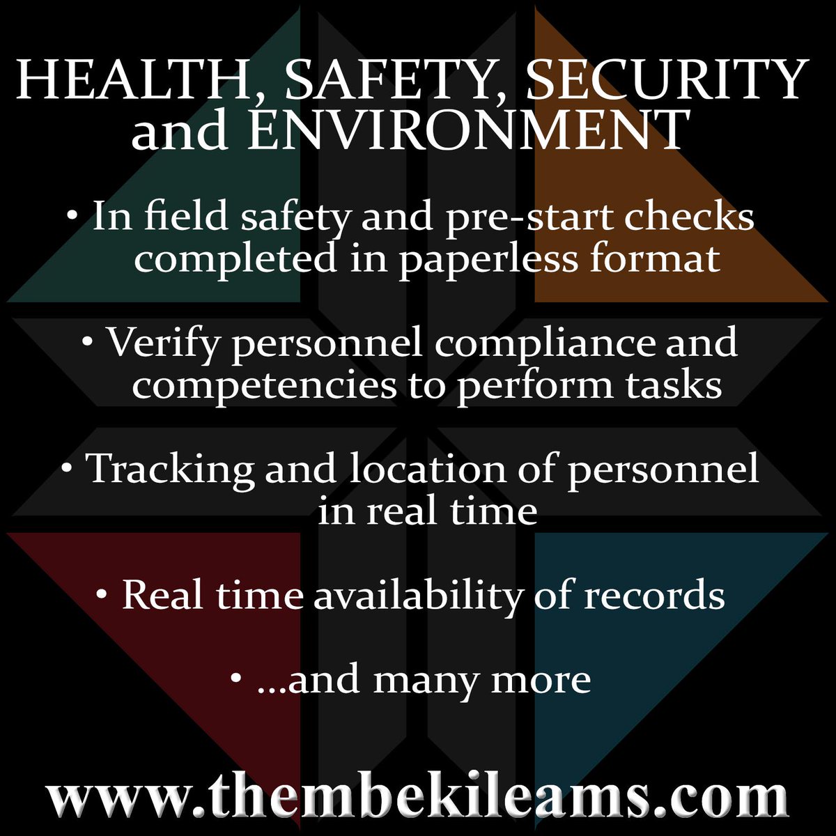 ThembekileAMS's tweet photo. #HSSE should be your first priority in any working environment... Contact us to discuss your Health, Safety, Security and Environment needs. Vereeniging branch 0164232283 / George branch 0448770215 https://t.co/cUiajezOOl