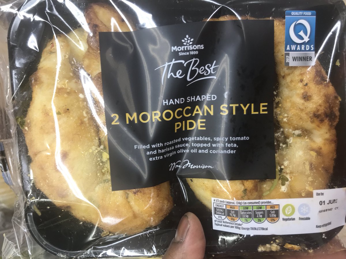 Morrocan Style Pide ? More like a Fauxroccan style Yorkshire pudding ! #culturalappropriation  <a href="/Morrisons/">Morrisons</a> #foodtrends