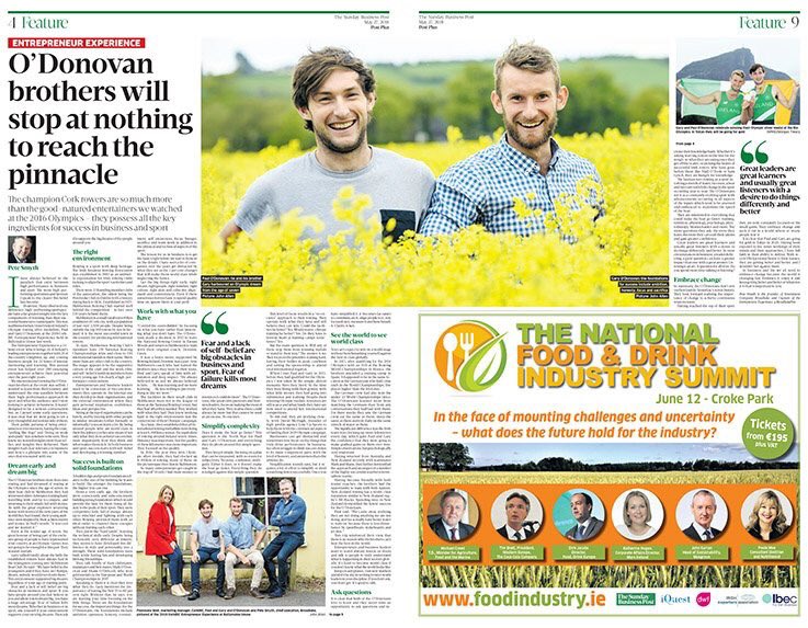 BroadlakePete's tweet photo. Pick up @sundaybusiness today - To see very interesting insights from interview I did with @PaulO_Donovan @gary_o_donovan @CorkBIC #EntExp24 https://t.co/Kw8eK68SrT