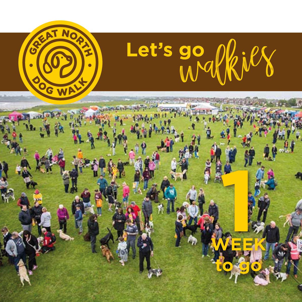 With only one week to go we're rallying up the troops and making sure everything is in place ready for the big day next week. There's still time to register if you haven't already and it's completely free! Register your dog now: bit.ly/GNDW2018regist…