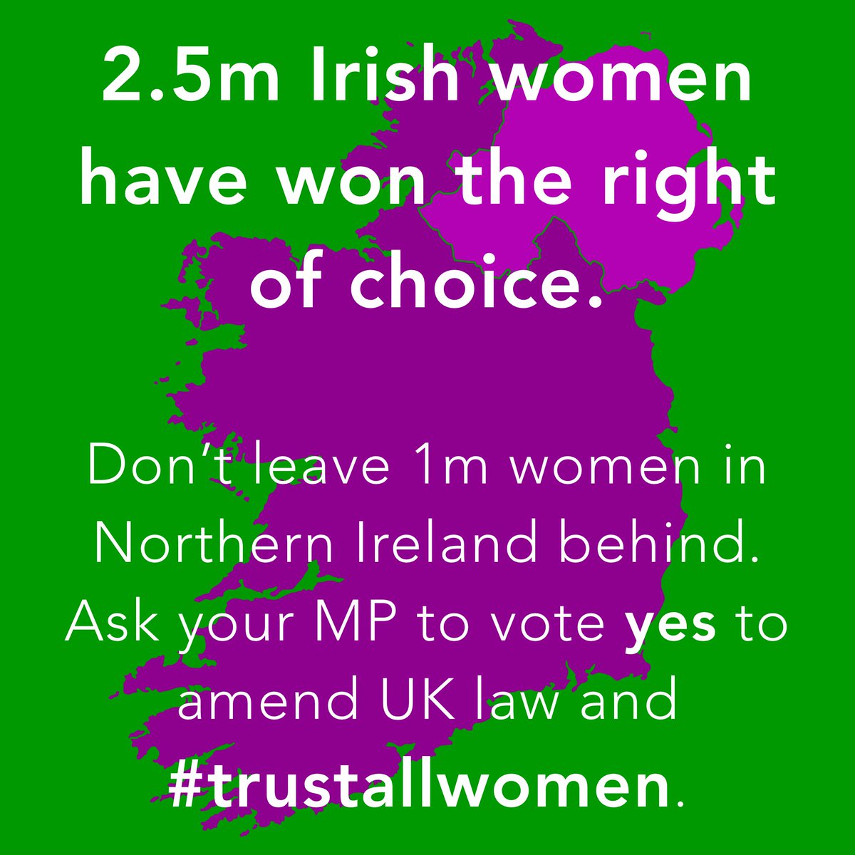 stellacreasy's tweet photo. Thank you to everyone who has been sharing our coalition campaign link to help make sure we don’t leave a million Northern irish women behind - we will be tabling legislation for the U.K. to have 21st century abortion laws. Ask your MP to back here https://t.co/aHCqM8ZynU https://t.co/KzxHwhECWC