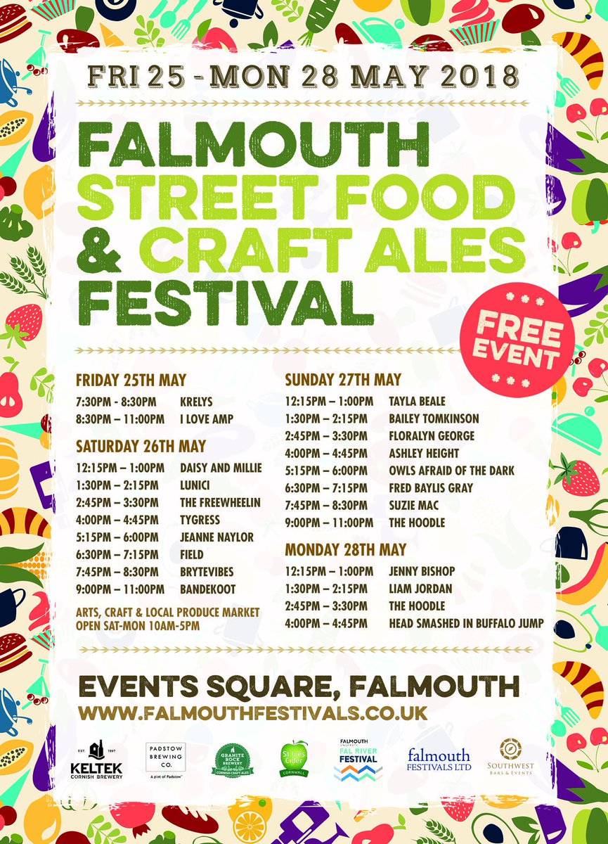 liamjordanmusic's tweet photo. I'll be performing at Events Square in Falmouth tomorrow afternoon, as part of #falmouthstreetfoodfestival. Lots of great acts on the bill so should be a fun afternoon, full of good food, ale and music. See you there! #falmouth #streetfood #music #cornwall #food #music #festival https://t.co/tR9AhMFoCx