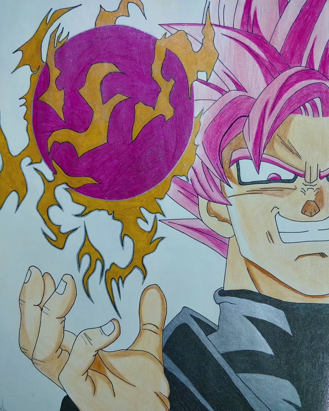 How to Draw Goku Black  Dragon Ball Super 