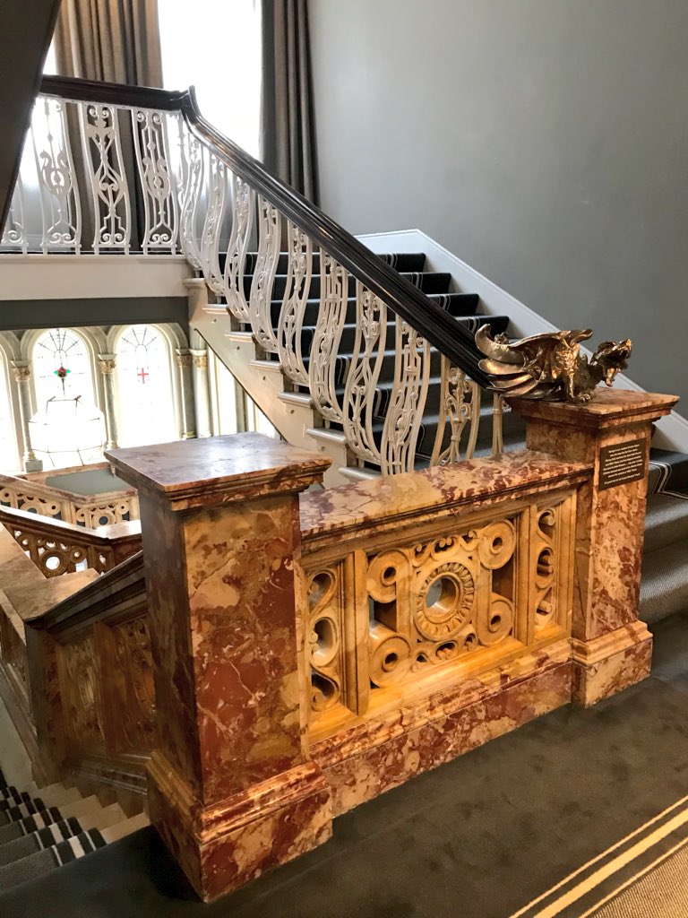 hothospitalitye's tweet photo. What makes @Principal_Hotel London unique? It’s special connection to HMS Titanic. Check out the pics! #Titanic #georgethedragon #rubforluck #fitzroy https://t.co/iFFMu3Iv7n