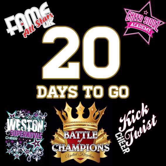 ICCheer's tweet photo. Less than 3 weeks to go! #Top20 #ukboc #going4ukgold #undisputedAllstarchampion #HelpSpreadTheWord #shareIT #theirCanOnlyBe1CHAMPION #ItsGoingDownatPeterboroughArena2018 #BidEvent #InvitationEvent #WeGotYourBid #ONLYtop3CanQualify
#uk #uksummit #eurpoeansummit #UKsFinest https://t.co/2YroPKN1mU