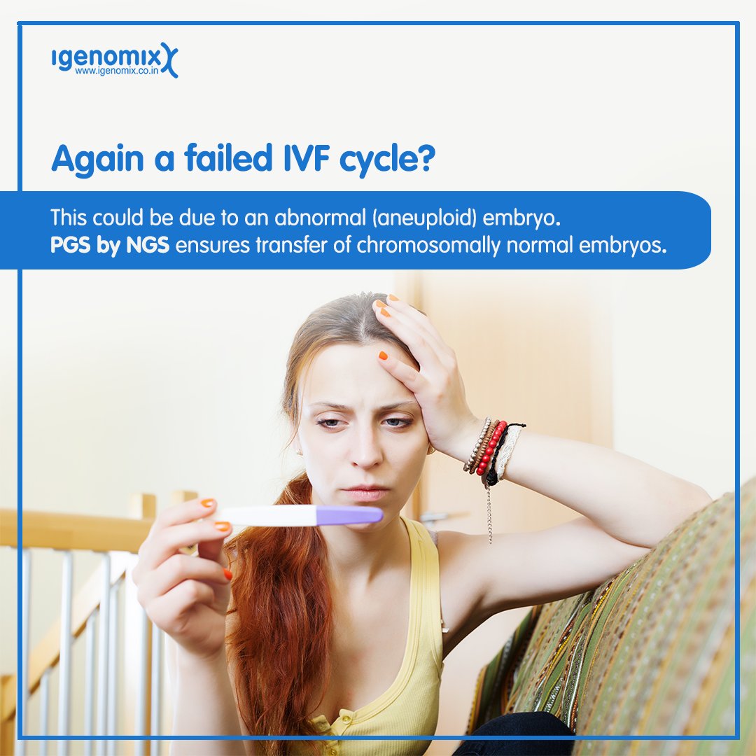 igenomixindia's tweet image. Are you facing repetitive IVF failures? This could be due to chromosomal abnormalities. To know more visit goo.gl/8a67R5 or speak to our experts at +91 11 6651 7800 #PGS #MitoScore #ChromosomalAbnormalities #IVF #EmbryoQuality#Igenomix