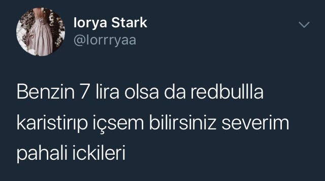 Benzin almaya gidiyorum.