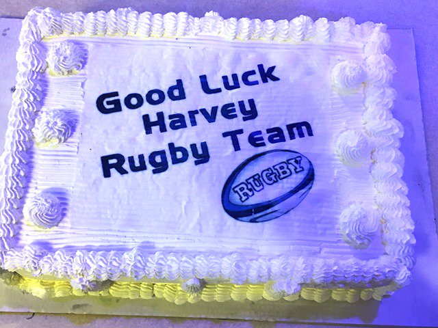Harvey boys ready to take on Corning today at 1 p.m. for Metro Division 1, Tier 2 rugby championship in Binghamton. #GoHarvey #HarveyPride #IamHarvey