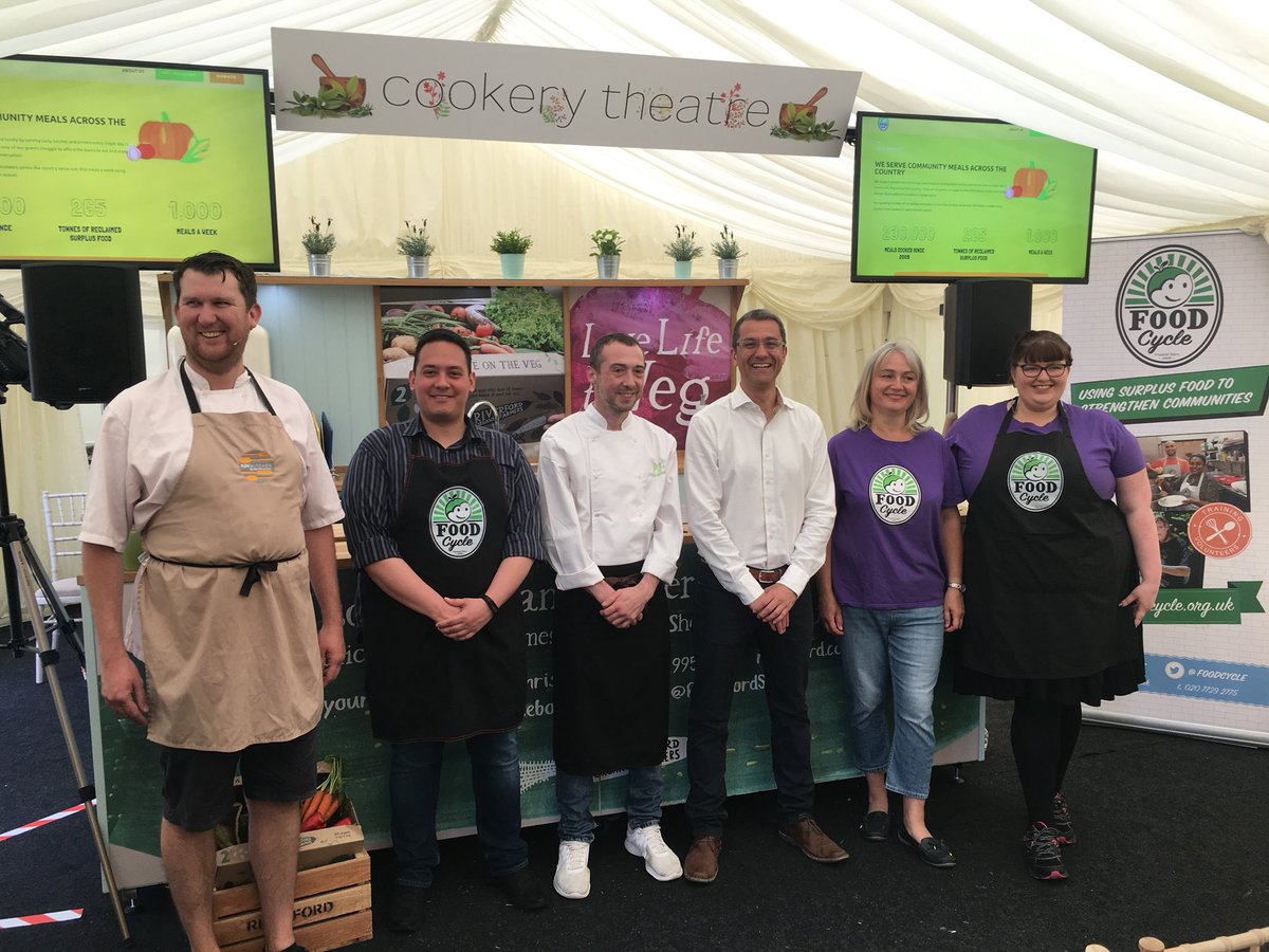 On your marks .... ready to kick off the cook off in the <a href="/sheffoodfest/">Sheffield Food Festival</a> cookery theatre with <a href="/leesimonmangles/">lee simon mangles</a> @BlendSheffield and inimitable compère <a href="/in_thesweetspot/">Justin Rowntree - In The Sweetspot Consultancy</a>