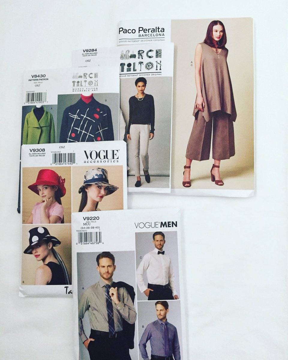 seweverything's tweet image. #VoguePatterns  mini-haul from @JoAnn_Stores . Combination of #selfishsewing and non-selfish. Anyone used these? Like ‘em? #selfsewnwardrobe