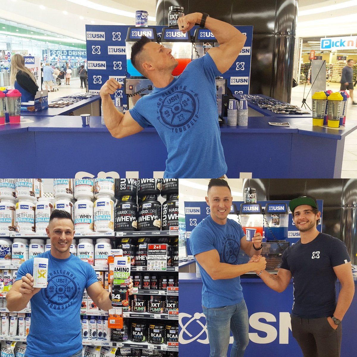 Make sure to pop into <a href="/Dischem/">Dis-Chem</a> nationwide for today only and don't miss the great <a href="/usnsa/">USNSA</a> special. 
Great spending time here in Centurion Mall💪🏼 ⭕2 + 1 = CHEAPEST PRODUCT FREE⭕

#BestSupplements 
#TeamUSN
