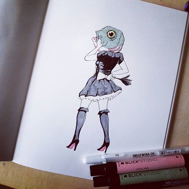 Reposting @anthonyjamesrich:
.
.
#Mermay #art #illustration #artist #drawing #sketchbook #arte #painting #digitalart #artwork #design