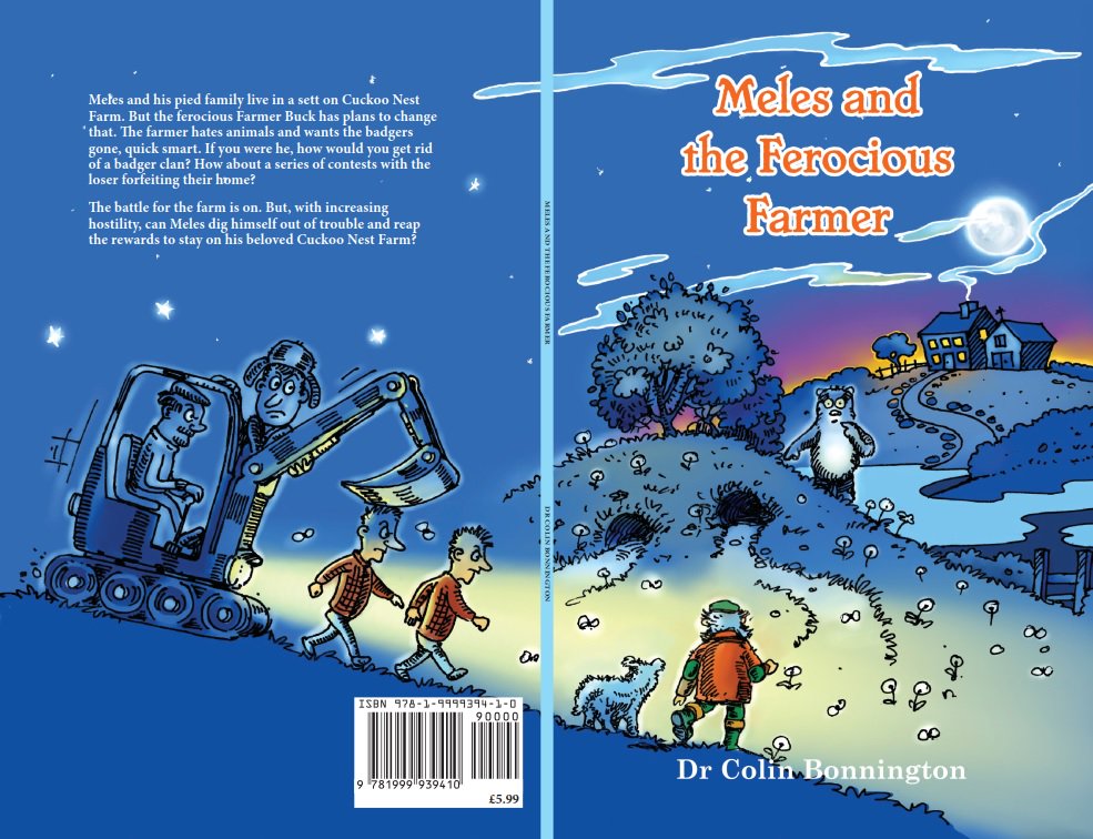 ColBonnington's tweet photo. my second children's book featuring Meles, the brilliant badger from my first book is out now and available through Amazon #badger #wildlife #ChildrensBooks https://t.co/ApFLKrITh1