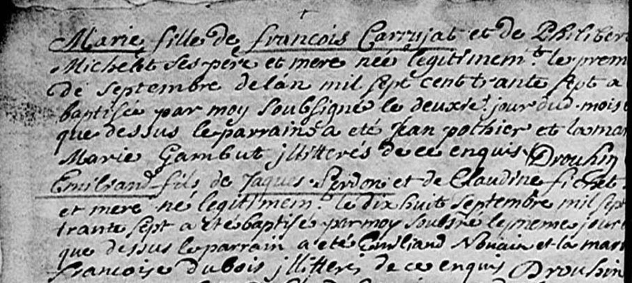 LDGenealogie's tweet photo. #Généalogie Quand tu découvres que les officiers des actes paroissiaux ont changé le nom de famille de ton aïeul comme si de rien n'était et qu'il passe de #PERDON à #PRUDON patronyme retenu au mariage de son fils mon aïeul. #Cassetêtechinois ! 😂 https://t.co/yY72uqOdhb
