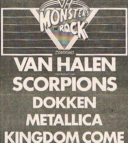 ThisDayInMETAL's tweet photo. May 27th 1988 #MonstersOfRock tour started in #EastTroy #Wisconsin featuring @VanHalen @Metallica @scorpions @Dokken @MonstersOfRock @AVMTheatre 

In which city did you see the concert? https://t.co/5QYJbSSR7X