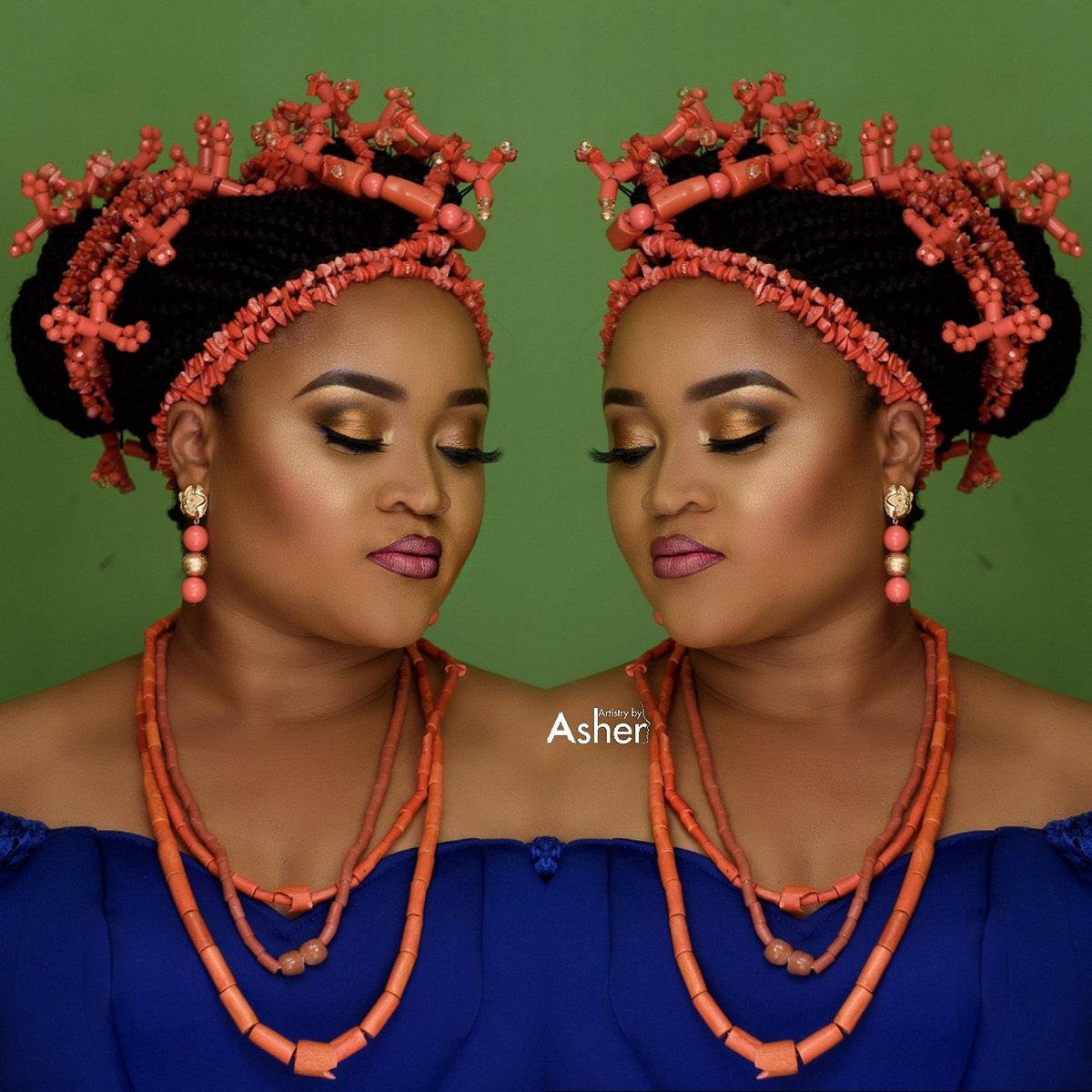 ArtistrybyAsher's tweet photo. @madamTHEmadam serving hotness with the whole of her might. 😍😍😍😍😍. We murdered this look https://t.co/ztg84s040c