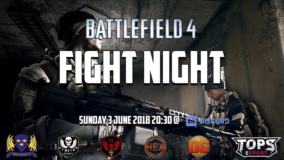 In a week we clash and have a cosey time togehter, been too long! It will for sure be streamed on many sites! #BF4