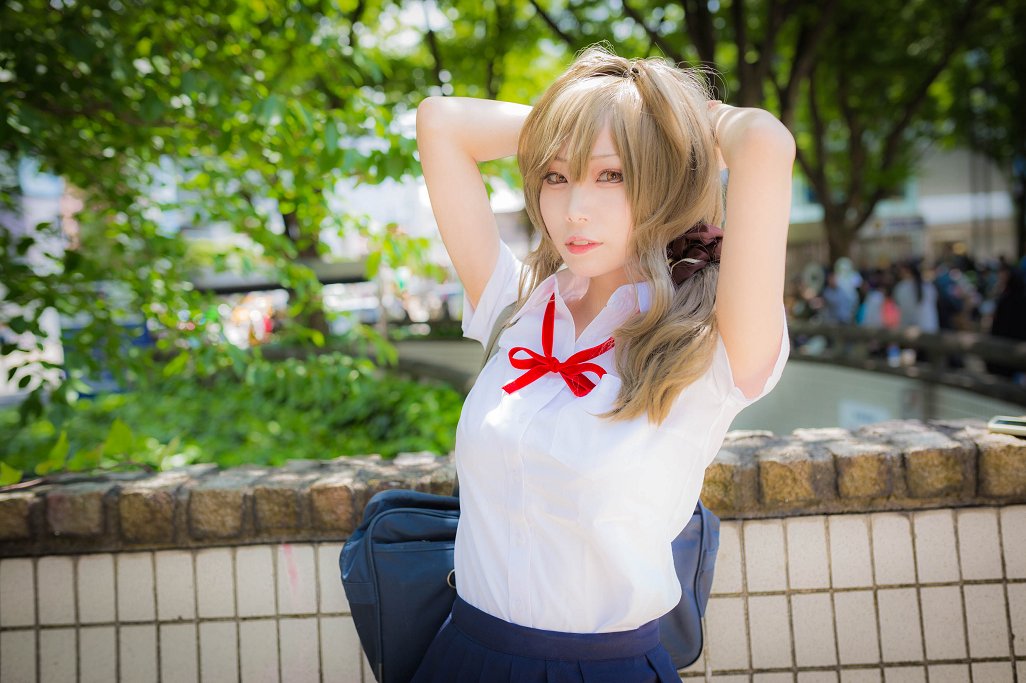 snmr_tmk's tweet photo. 【#コスプレ 】
瀬尾結月/月刊少女野崎くん

ん、写真？
いいぞーほれ！✌

ｐ：ぼすさん（＠BOSS_Photo_cos）
#ホココス 
#ホココス2018 
#cosplay https://t.co/9yRd9u2iZI