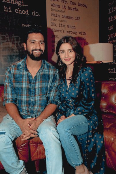 BestOfAlia's tweet photo. some people make your laugh a little louder, smile a little wider and life a little better. ❤️

look at these two dorks @aliaa08 &amp; @vickykaushal09 ✨ https://t.co/THKZ9wpCEm