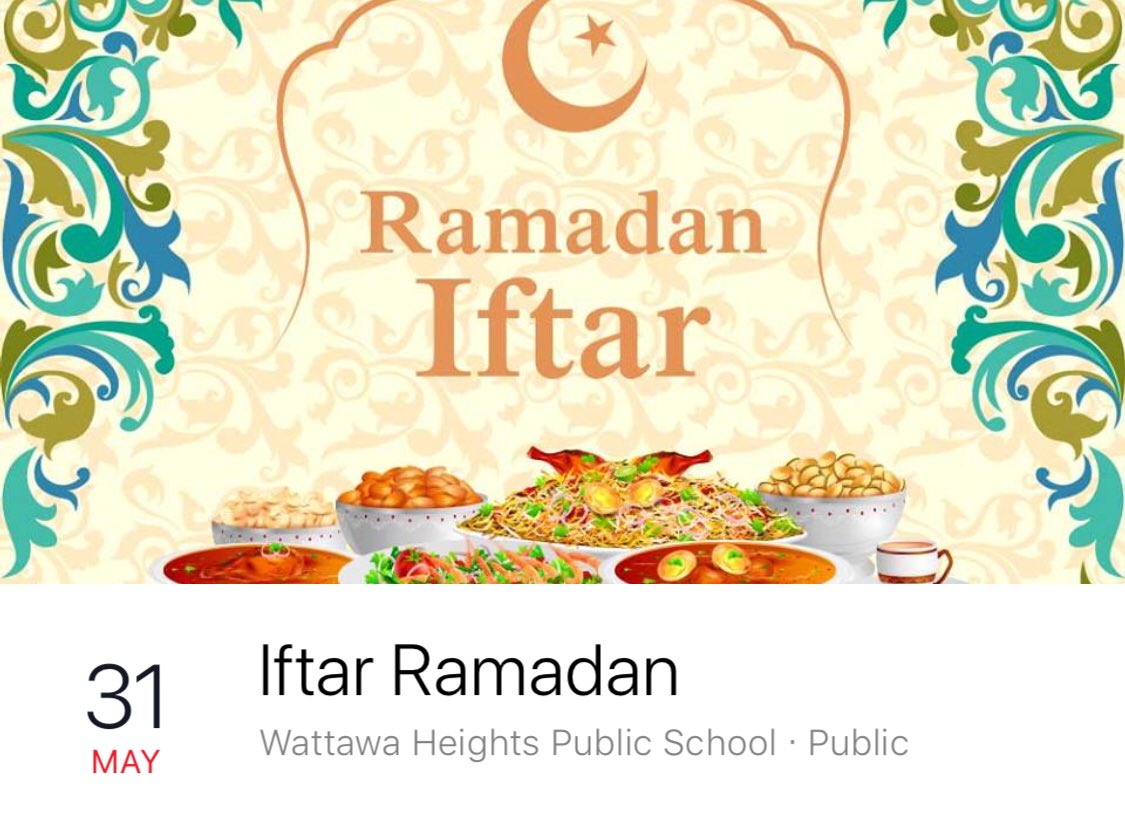 toland_g's tweet photo. Not long until our first Iftar @WattawaHtsPS - looking forward to sharing the experience with our wonderful school community members #connectingtothecommunity https://t.co/SM0hEcunSB