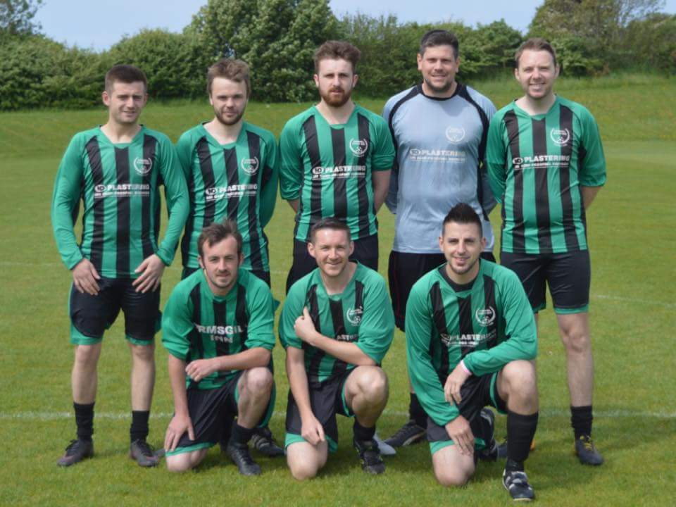 Our finely tuned athletes at yesterday's @kickoff4charity dementia tournament. Great event for a great cause.