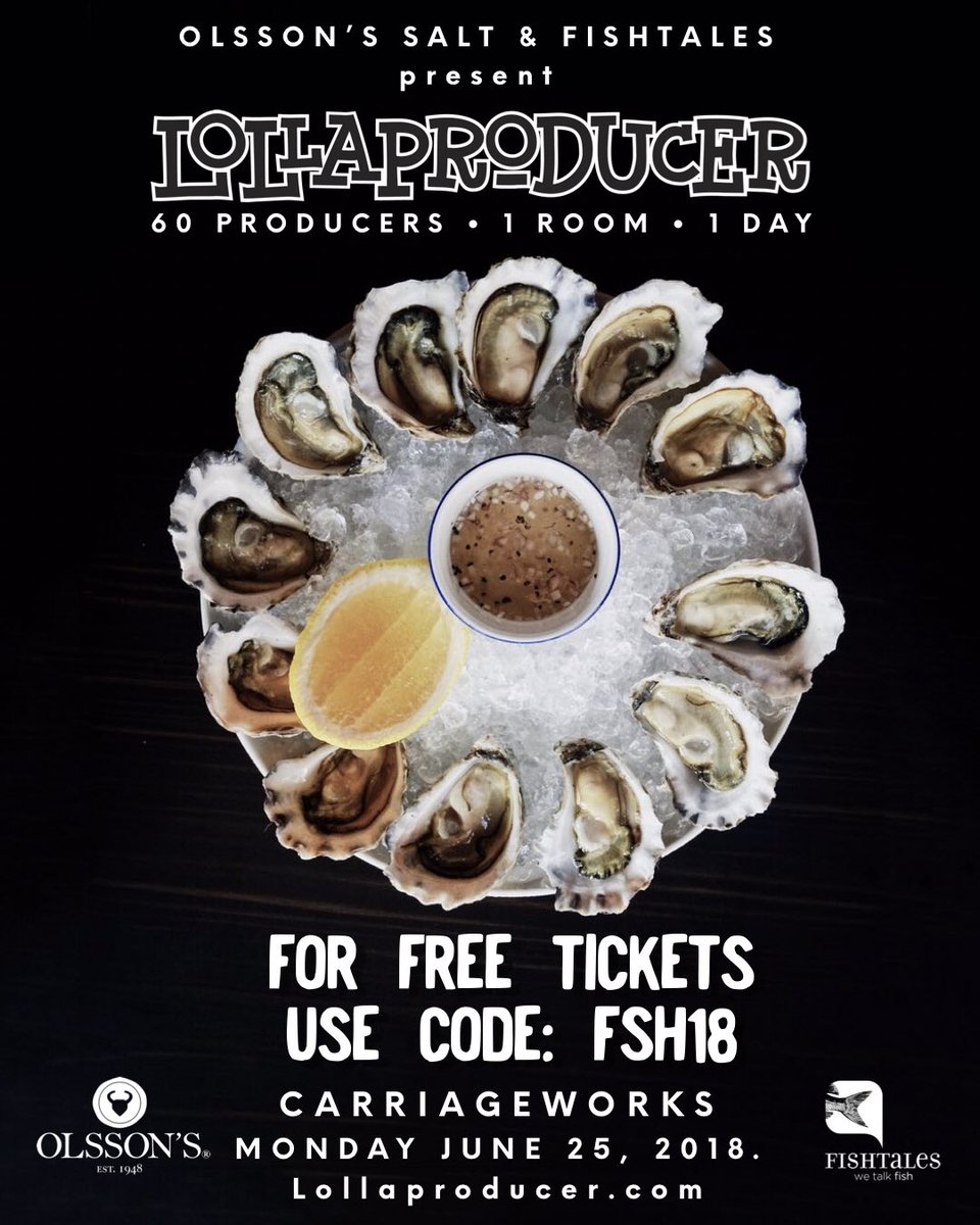 LOLLAPRODUCER 2018 is on Monday June 25 at Carriageworks, presented by @olssonssalt &amp; @fishtalesau.
Get your FREE LOLLAPRODUCER 2018 tickets by clicking 👇🏼👇🏼 and entering OLS18.
lollaproducer.com/tickets