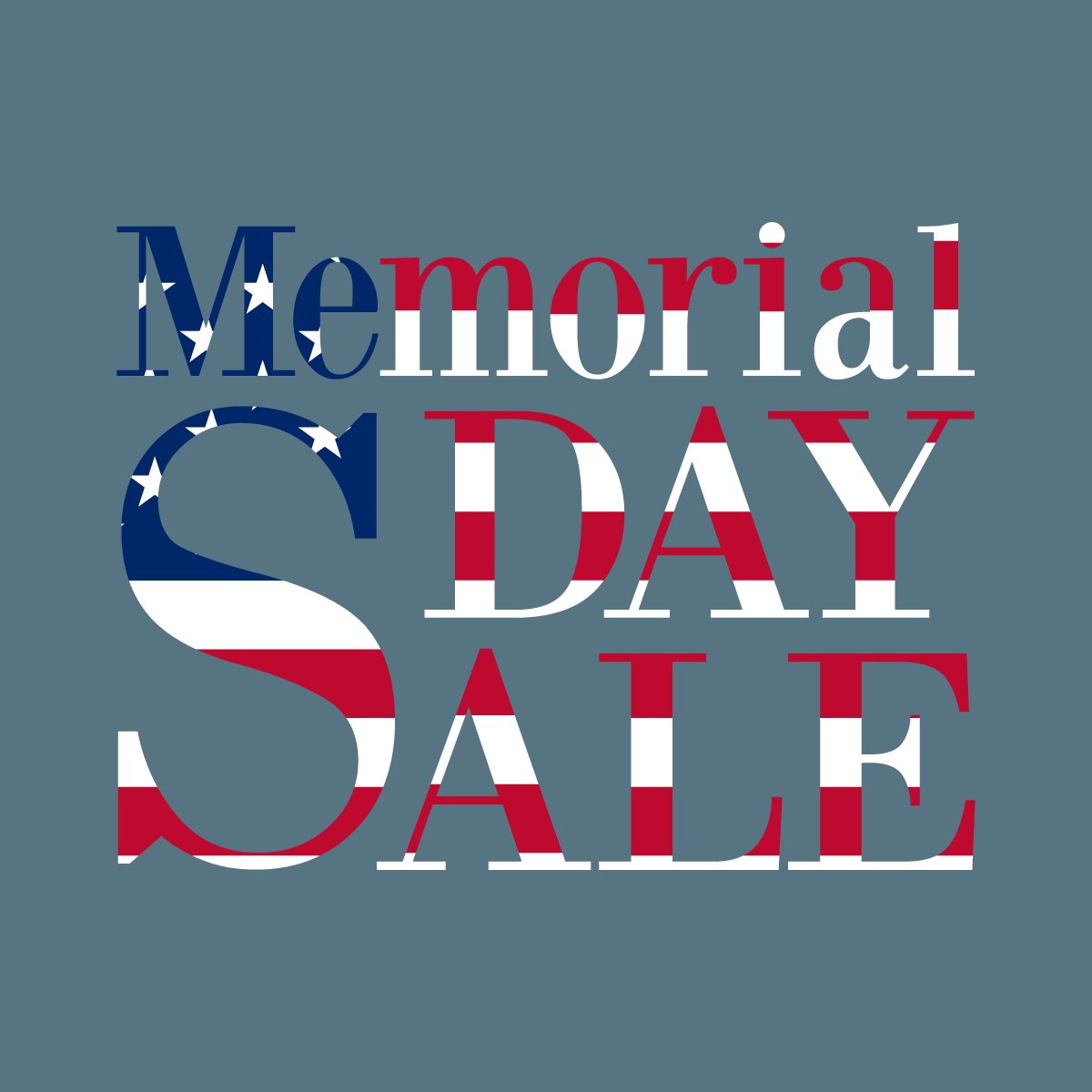 Stars &amp; Stripes Sale going on Memorial Day Weekend! Don't miss these limited time only sale prices.