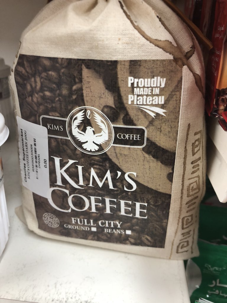 whitenigerian's tweet photo. So proud of Plateau State for making this coffee!! Had to buy one after finding it in the Supermarket. 👌🏽 https://t.co/ULTNe2HRij
