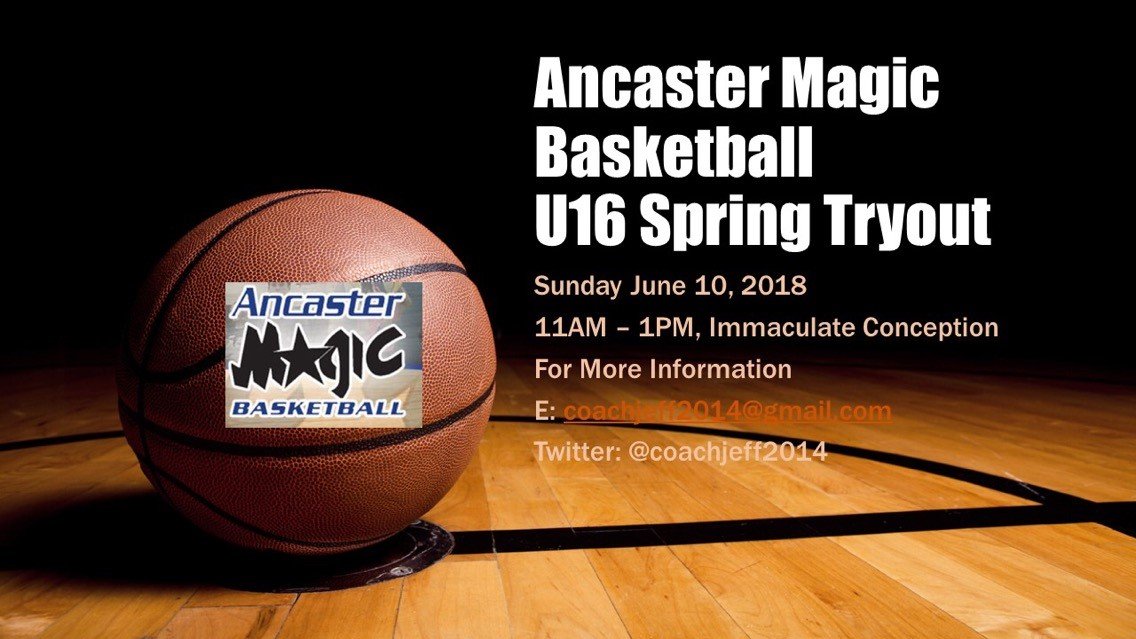 ancastermagic's tweet image. Tryouts for U16 Boys underway...
@ancastermagic @coachjeff2014 #HamOnt @OBABBall #basketball  #fitness #youth #sports facebook.com/events/2816294… …
