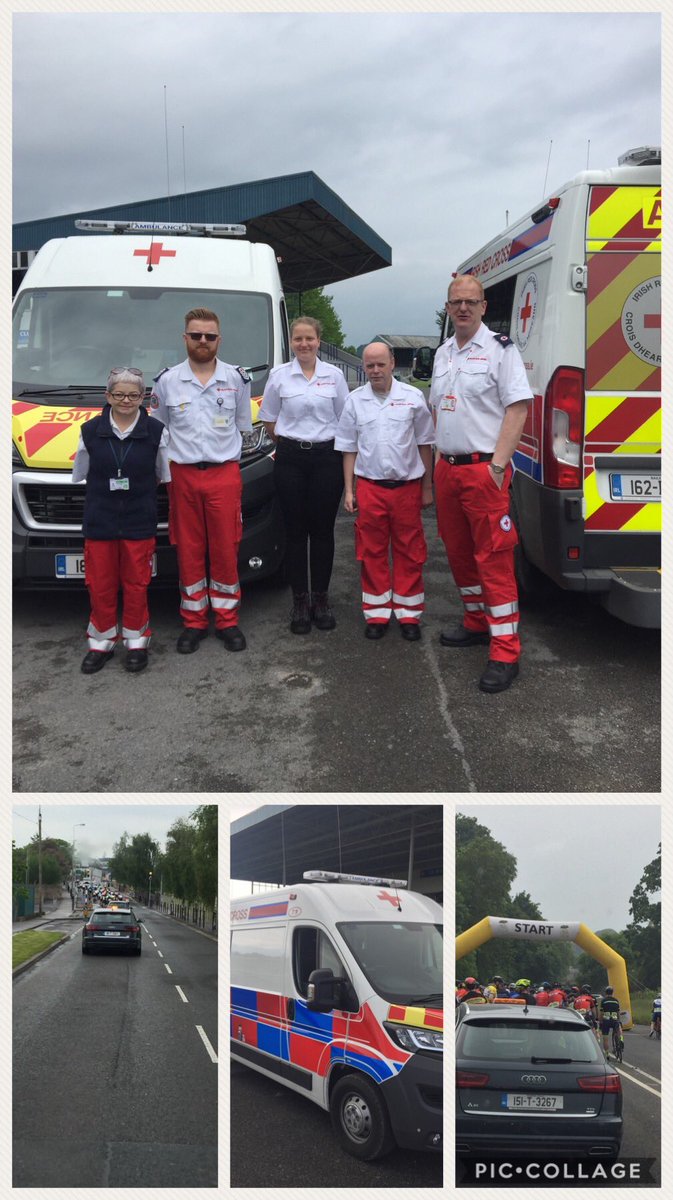 Many thanks to our #Volunteers along with our colleagues from Nenagh who are out today providing cover at <a href="/clonmelcc/">Clonmel Cycling Club</a> road races today. 
#Clonmel #Nenagh #PowerOfKindness #RedCrossVolunteers