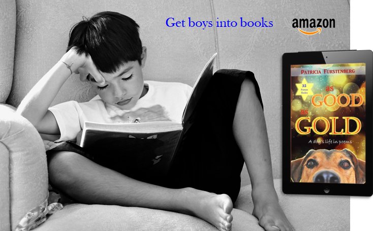 PatFurstenberg's tweet photo. Get #boys into #books with #AsGoodASGold 🐶

💖As engaging as a tail wag. No-one can resist it! 

#Get_It it now! #99c / #99p  
🇬🇧  https://t.co/0Ajxr9Q5nY     
🇺🇸https://t.co/RTKqEFHTbM 

#mustread #dogs #humor #bookboost #IB6 .@mybookagents 
#free on #KindleUnlimited https://t.co/BwKMUUrqDz