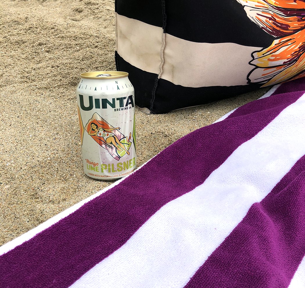 UintaBrewing's tweet photo. What better way to spend a Sunday than at the beach. #packtheuinta #uintabrewing #mangolime #beersofinstagram https://t.co/PwPpxPyOyl