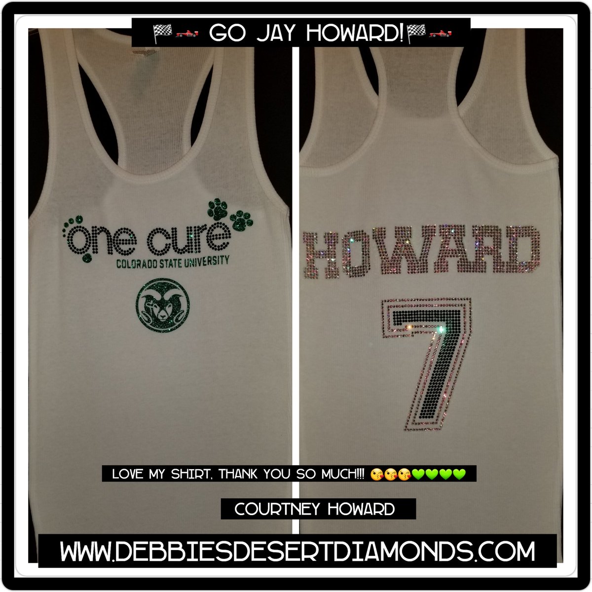 Let's Goooo! #Raceday2018 
Good☘Luck #7 Jay Howard and all the talented driver's in the greatest spectacle of racing @ IMS today! 
 #Raceday2018  Go Get.Em Jay!! You've got this! ☘🏁🏳🏴🏎😘   #customlogos #ThisisMay #ThisisIndy #onecanceronecure #onecure