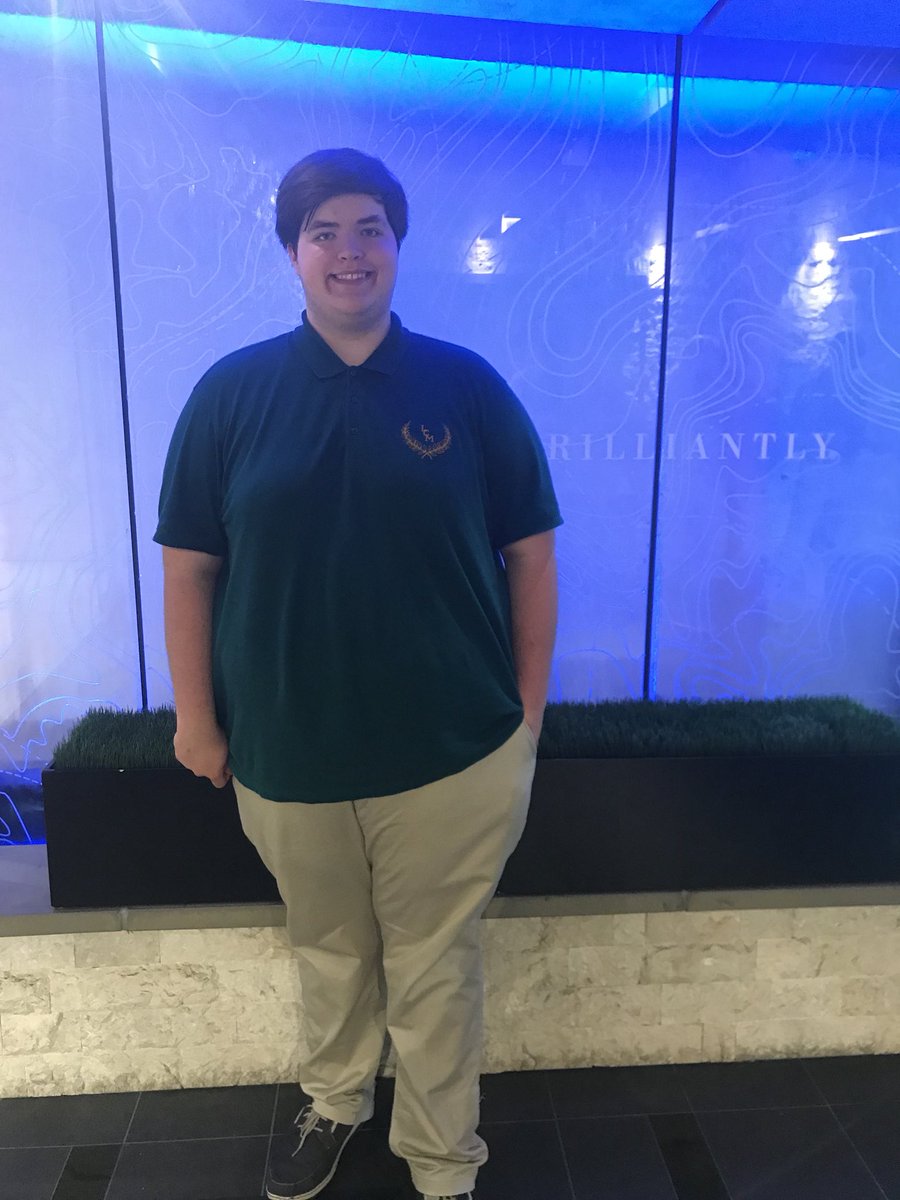 Senior Chandler Barr finished his career with 605 points and 29 wins in two years of NAQT competition!
He plans to attend Texas A&amp;M in the fall #GigEm