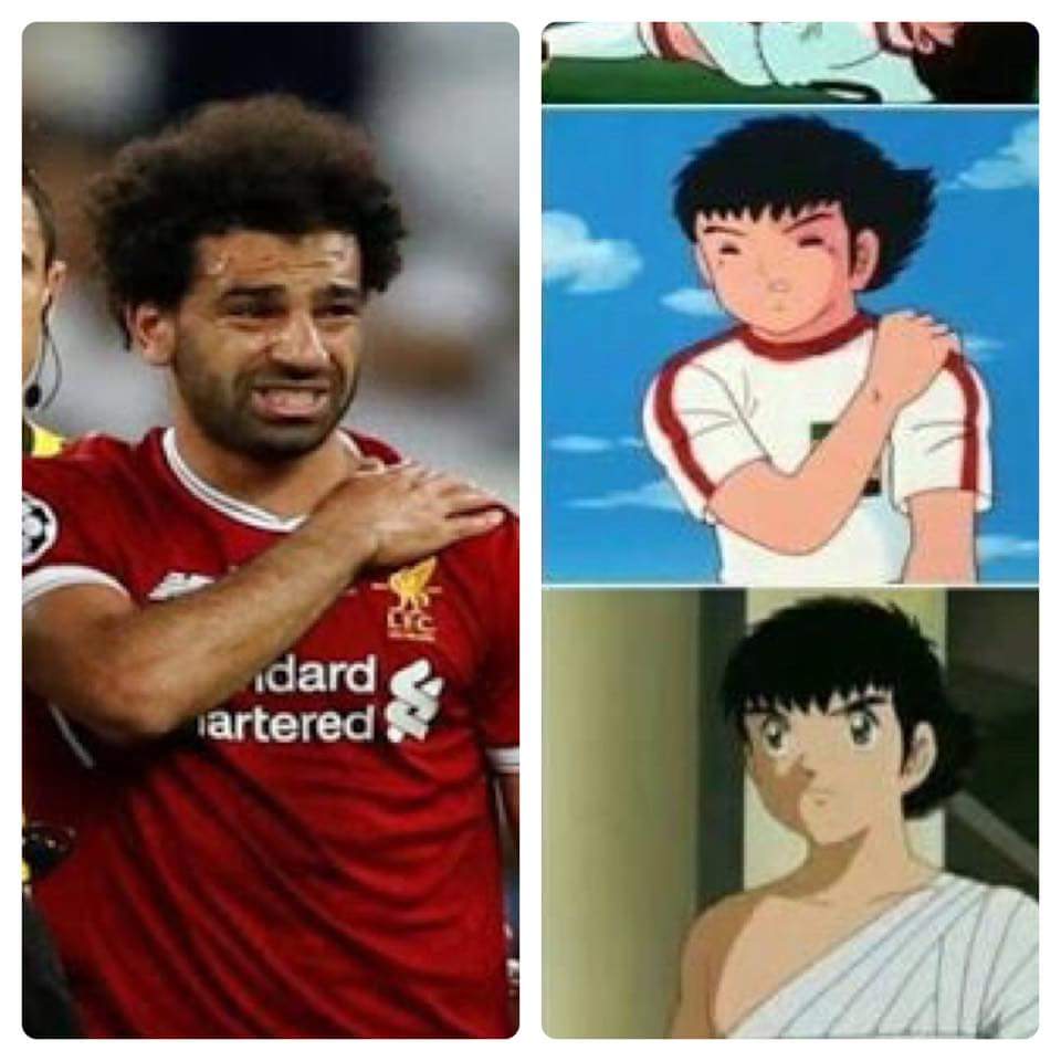 <a href="/MoSalah/">Mohamed Salah</a> نفس الاصابه دى حصلت مع كابتن ماجد وهو بيلاعب فريق بسام. وكابتن ماجد خف قبل المونديل وكسب كأس العالم. 
بشرة خير