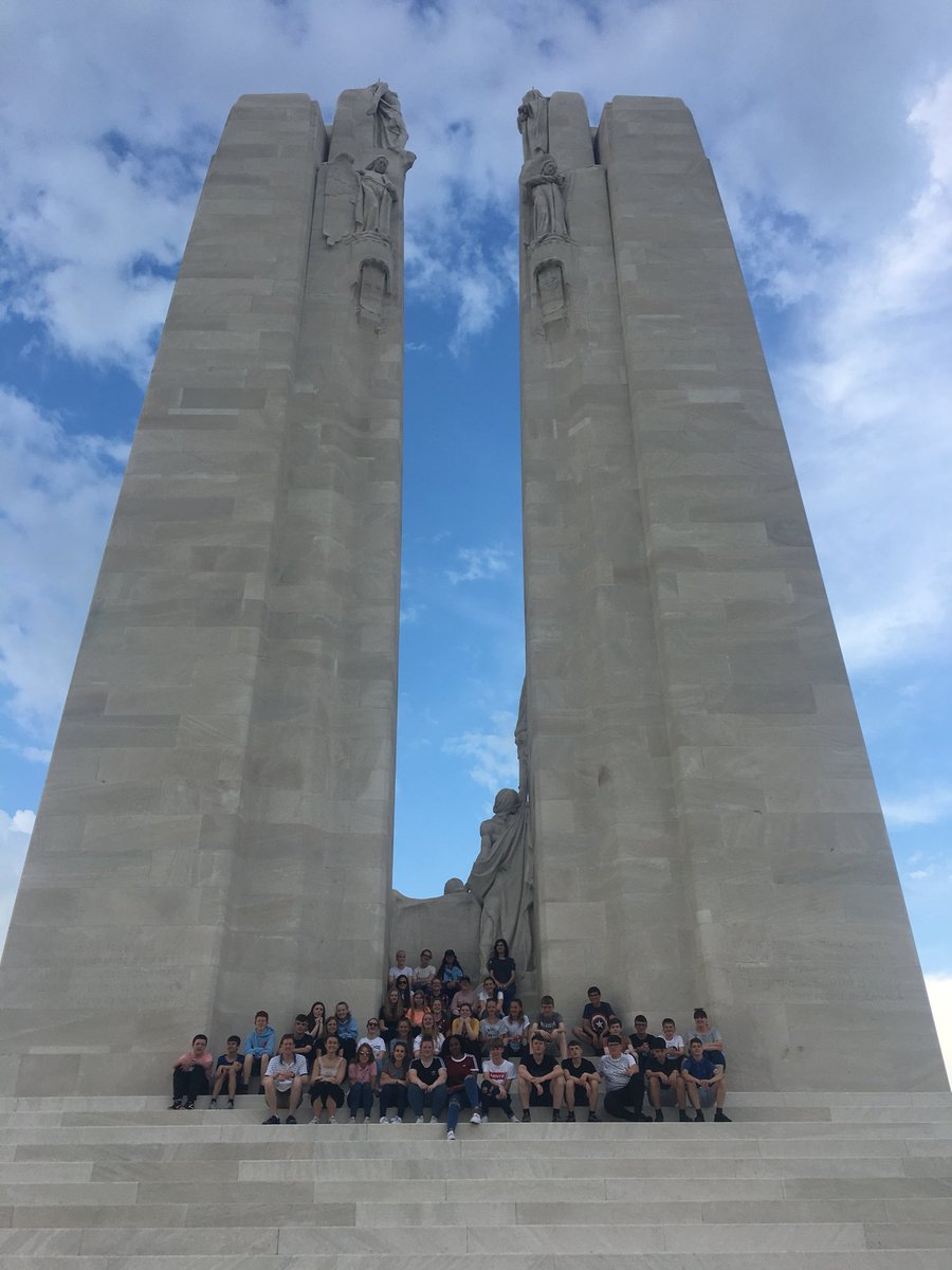 TempleMoorHigh's tweet photo. Final stop at Vimy Ridge #Battlefields2018 #theraincometh https://t.co/mL5ZTi3TNF