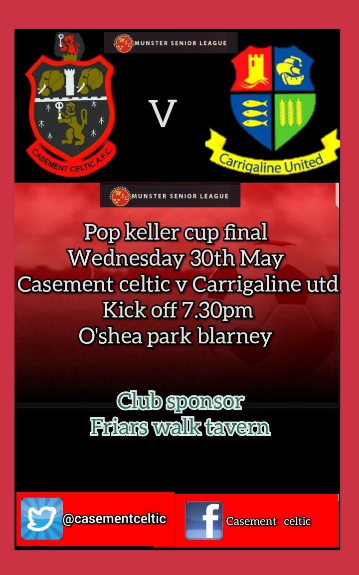 <a href="/MunsterSenLgue/">Beamish Stout Munster Senior League</a> <a href="/BigRedBench/">RedFM Sport</a> <a href="/mullpt/">Friars Walk Tavern</a> @HeraldStriker