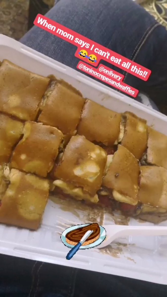 onlivery's tweet photo. Caption: Never underestimate an #Onlivery user's appetite 😉 
Did she make it though? 😍

Photo credit: "Koukakurls" https://t.co/zGwAB8A5PF