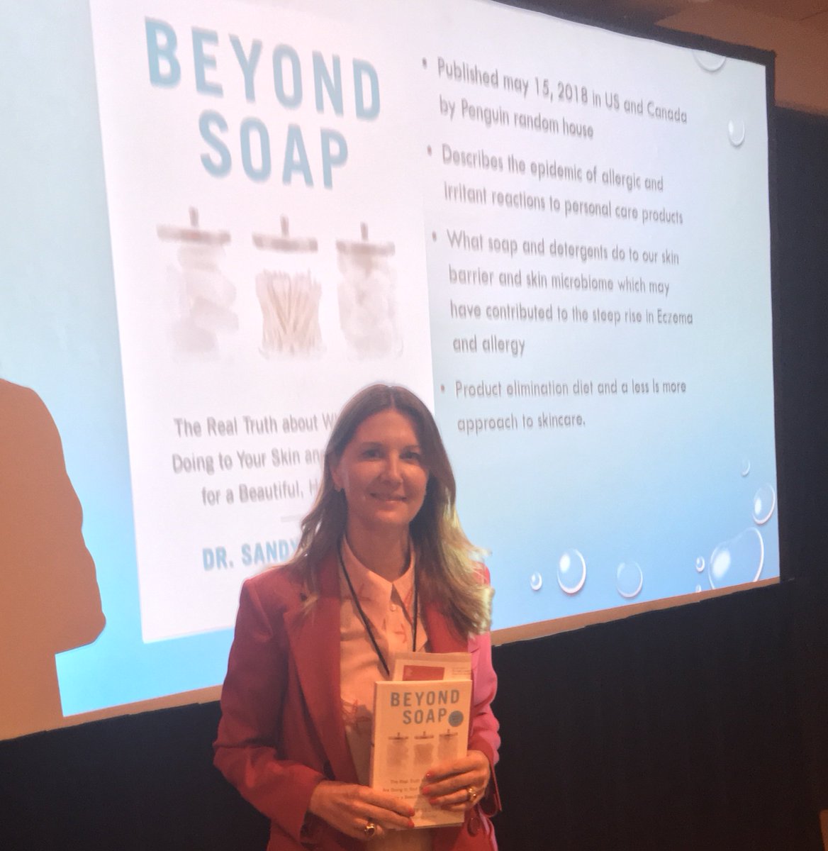 PCDSCanada's tweet photo. Thank you Dr. Sandy Skotnicki @DrSkotnicki for your superb talk on allergic contact dermatitis.  Thank you also for providing an excellent online Canadian resource for our patients https://t.co/umCGRbGdrt   #pcdsc2018 https://t.co/1Bxm94NaLm