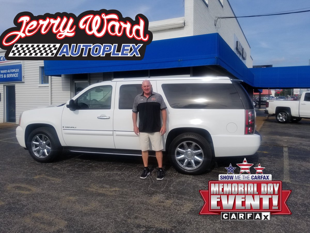 JerryWardAuto's tweet photo. DON'T DREAM IT, DRIVE IT!
Way to go Chad Levister of Union City! #memorialdayweekend #MemorialDayEvent #sold #dontdreamitdriveit #Jerrywardautoplex #HottestDealsinWestTN #NumberOneDealer https://t.co/c0C9bhxeln