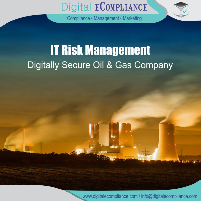 Comply your oil&gas company with cyber security standards and protect the industrial control system network with Digital Ecompliance.  #ITRiskManagement #DigitalTransformation #CyberSecurity #ITSecurity #OilGasCompany +918369673602 +918779111252 info@digitalecompliance.com