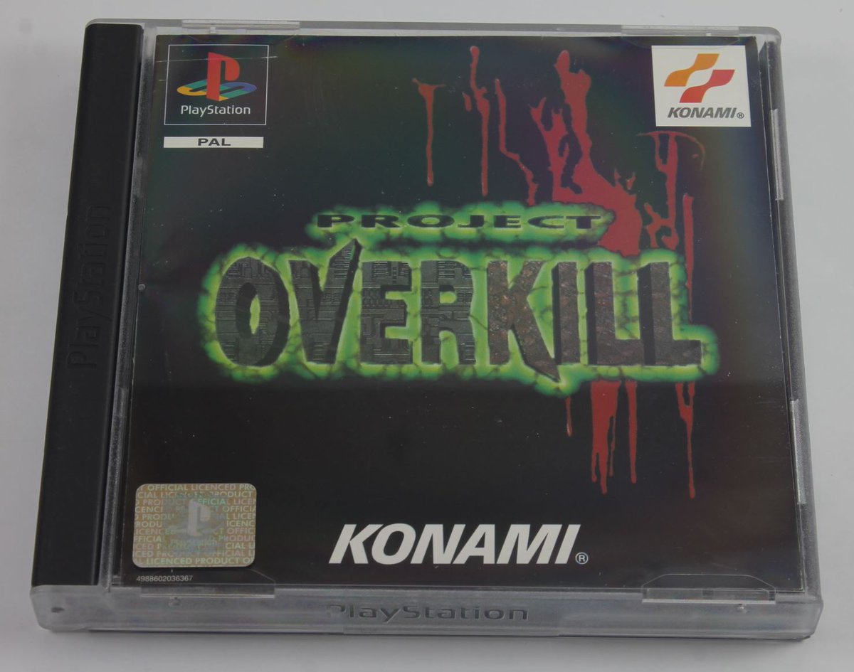 chilloutgames's tweet image. Back in Stock - #Playstation: #ProjectOverkill (3 photos) chilloutgames.co.uk/PS1/Project_Ov…
