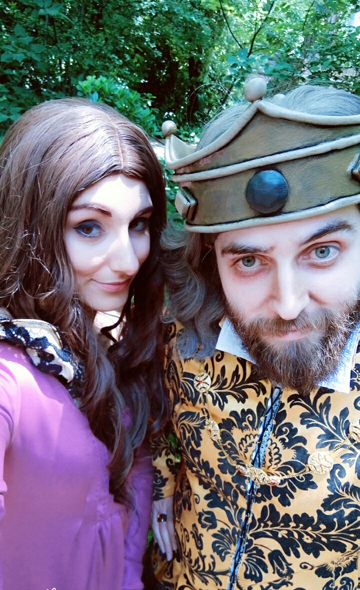 Finally!! Madalena and Richard <a href="/CarlosSakata/">Sakata K</a> from one of my favorite series, Galavant 😍😍 We did a wonderful photoshoot with <a href="/manneligstudio/">Mannelig Studio</a>, big thanks to them and @BlackGuille10 for helping!!