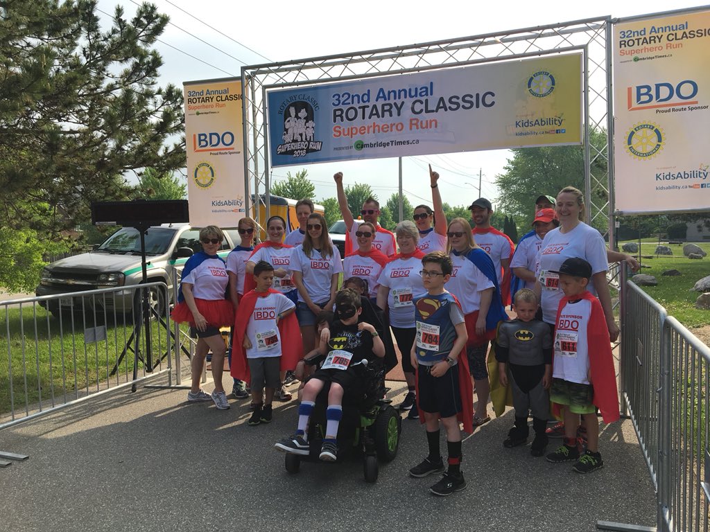 Thank you to our Route Sponsor BDO for your support of the Rotary Superhero Run!