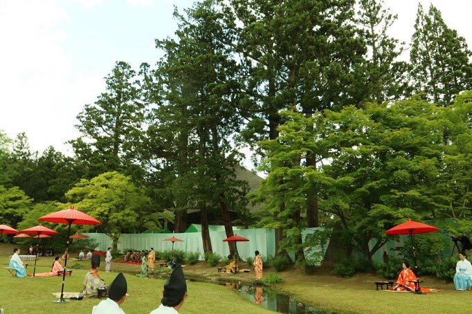 たけし בטוויטר 世界遺産 平泉 毛越寺 曲水の宴 ごくすいのえん 平泉 藤原氏の優雅で雅な 曲水の宴 発掘によって忠実に再現された国内最大規模の庭園が平泉 毛越寺 曲水の宴 曲水の宴 毛越寺 世界遺産 三脚を使用しない